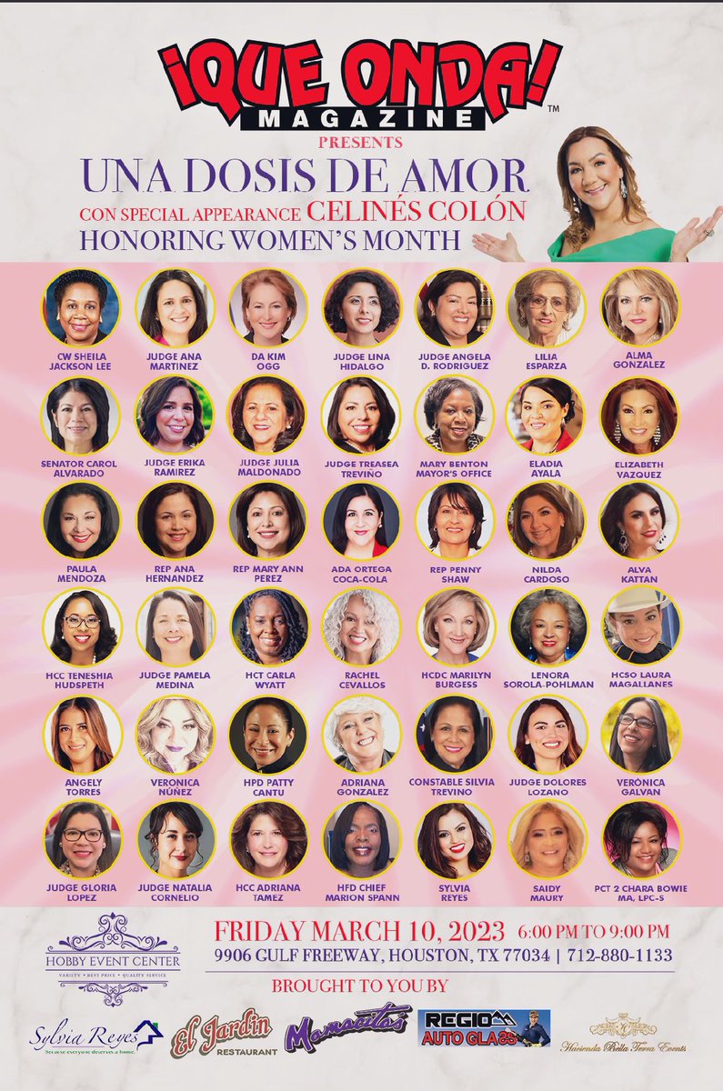 Update! 
Thanks, @queondamagazine!
#InternationalWomensDay 
#InternationalWomensDay2023