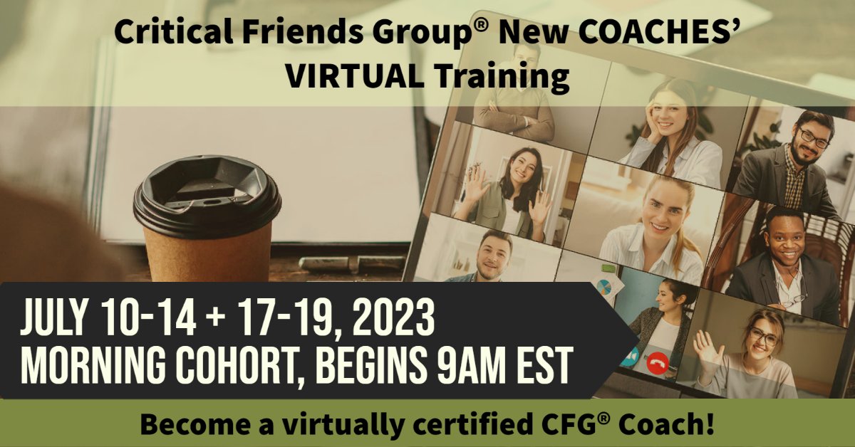 TheNSRF's tweet photo. Seeking to build a trusted community, grow collaboration, and improve your practice? Become a certified CFG Coach this Summer 2023! Register today! >> https://t.co/u7wrUy2eEd
#CFGWork #PLCs #educationalleadership #professionallearning #educators #collaboration #schoolculture https://t.co/f78RbY5ebG