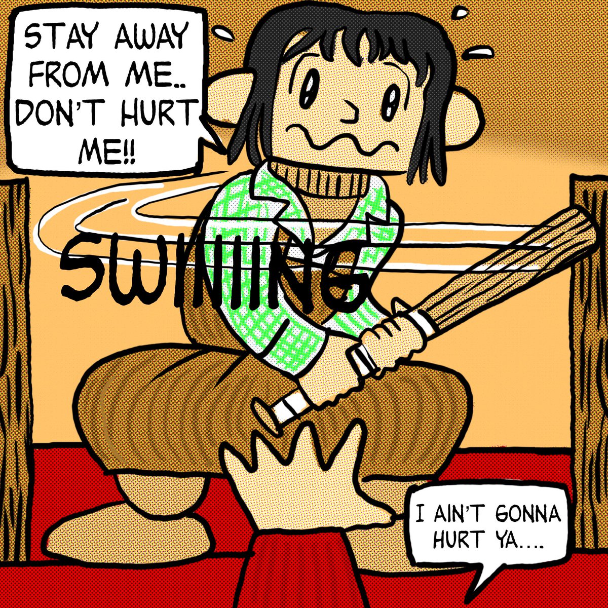 evilgenius1978's tweet photo. Li’l Jacky Boy And Friends Panel 66
#liljackyboyandfriends #dailycomics #bootlegcomics #outlawcomics#outsiderart #jacktorrance #theshining #peanuts https://t.co/ByM35hUxhn