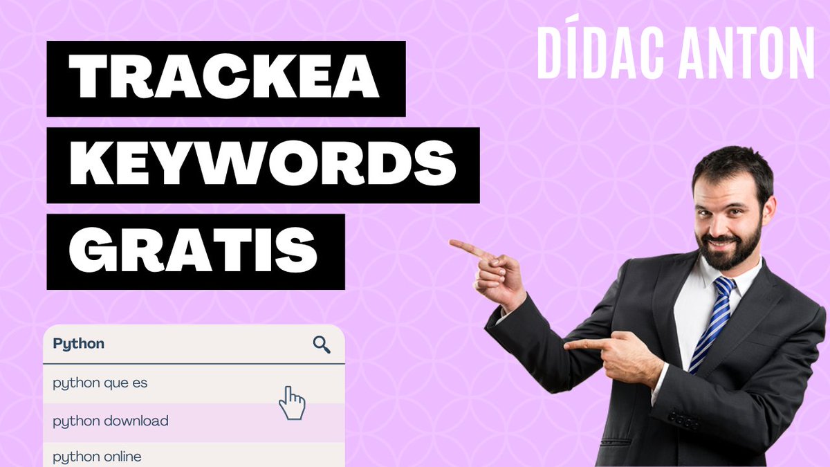 🚨 #Script para hacer un #tracking de palabras clave (GRATIS) 🚨

👉🏼 Rastrea la posición de las #keywords de tu #nicho con un #script #seo totalmente #GRATIS

➡️ ¿Cómo puedo conseguir el script?
1. Sígueme <a href="/seo_torch/">Dídac Anton</a>
2. Haz RT
3. Mándame MD
4. Comenta "Hecho"