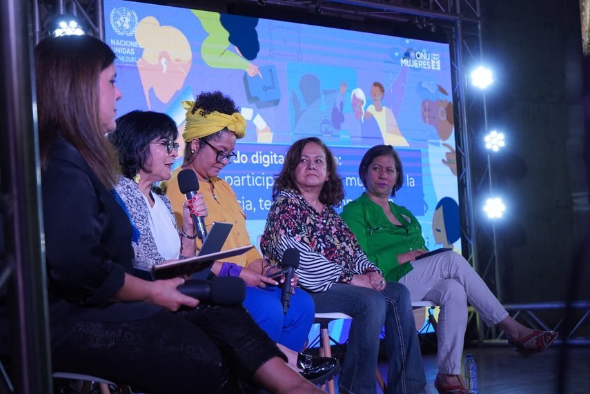 CemlidesVe's tweet photo. #9Mar📸Participamos en el conversatorio "Por un mundo digital inclusivo: Innovación y tecnología para la igualdad de género en Venezuela" realizado por @onumujeres en Venezuela; en donde pudimos conversar y compartir con organizaciones, movimientos de mujeres. #cerremoslabrecha https://t.co/drZkyeneeZ