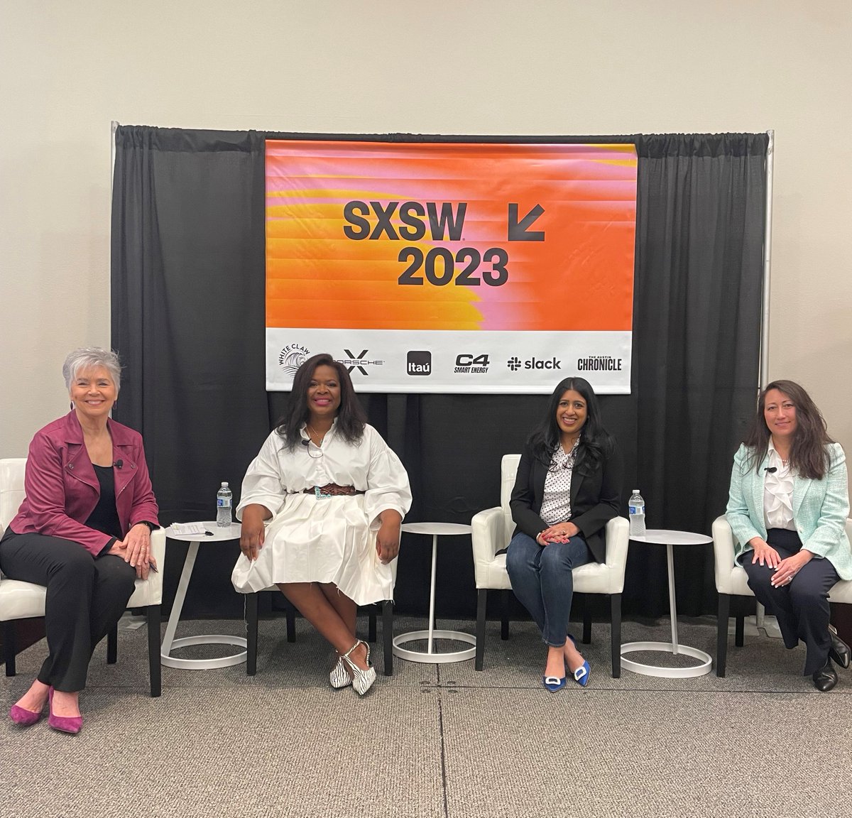 Our #SXSWFertilityForum panel just began! Stay tuned for highlights from the event featuring @JeanneMeserve @DrCindyMDuke @OOVAlife @amydivaraniya and @FemasysInc. #SXSW #SXSW2023