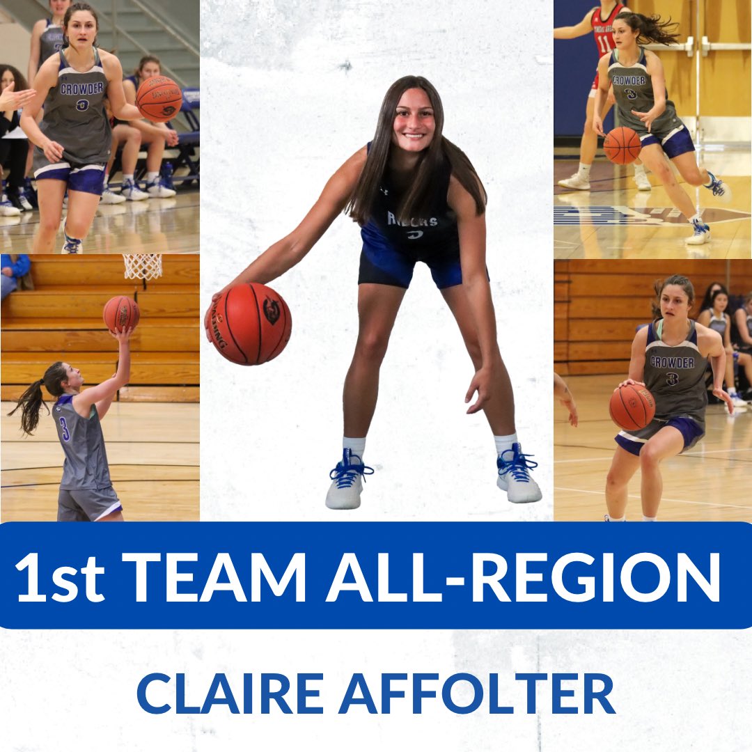 Congratulations to Roughrider Claire Affolter for being named 1st Team All-Region 16! Proud of you!