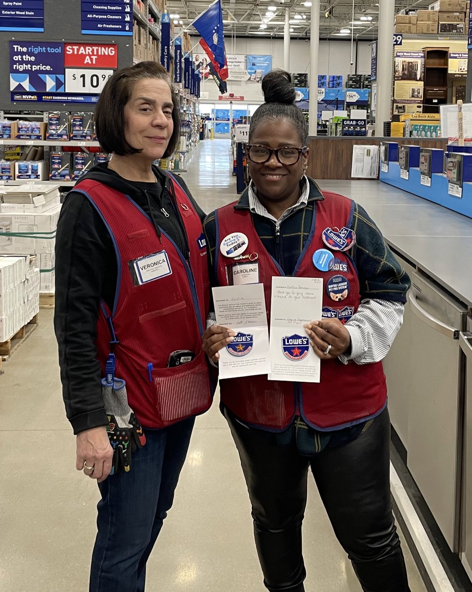 Lowe’s 1189 Medford 
Congratulations Caroline for receiving a Bronze Service Star award.  Great Job! <a href="/AnthonyAhyoung/">AnthonyA1363</a> <a href="/erick_marrero11/">Erick Marrero</a> <a href="/Jasongrandeo74/">Jason Grandeo</a> @JoeB1189 <a href="/Runco_Kevin/">Kevin.Runco</a> <a href="/Keleiah_D/">Keleiah Dixon</a> <a href="/LisaPolistina/">Lisa Polistina</a> @SharmaDMIS