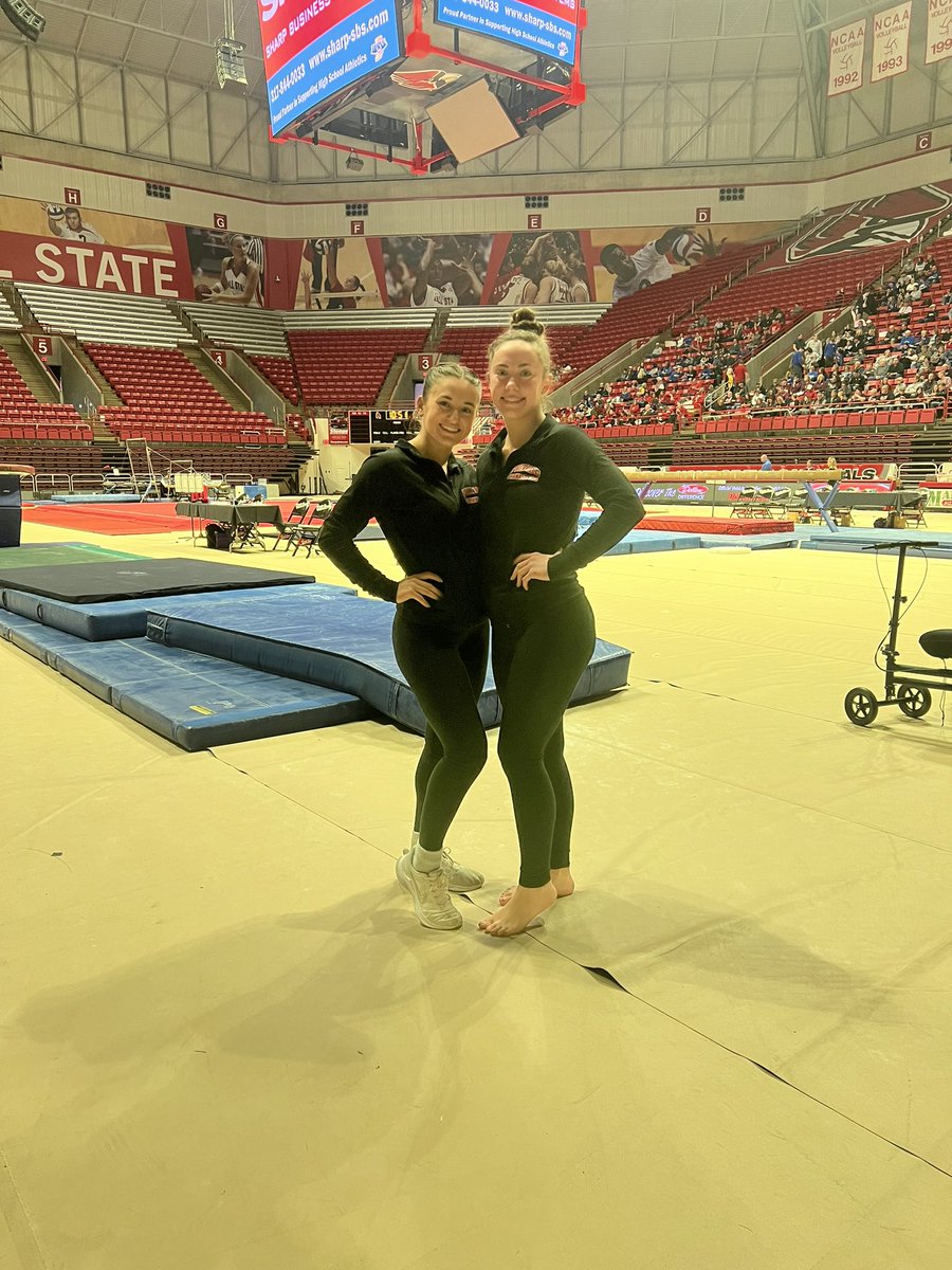 indians_phsgym's tweet photo. Good luck to our two state qualifiers, Shelby Conrad and Payton Peele, as they compete in their final IHSAA gymnastics meet today. We are so proud of you guys, let’s show out! https://t.co/e9kPaqOoWE