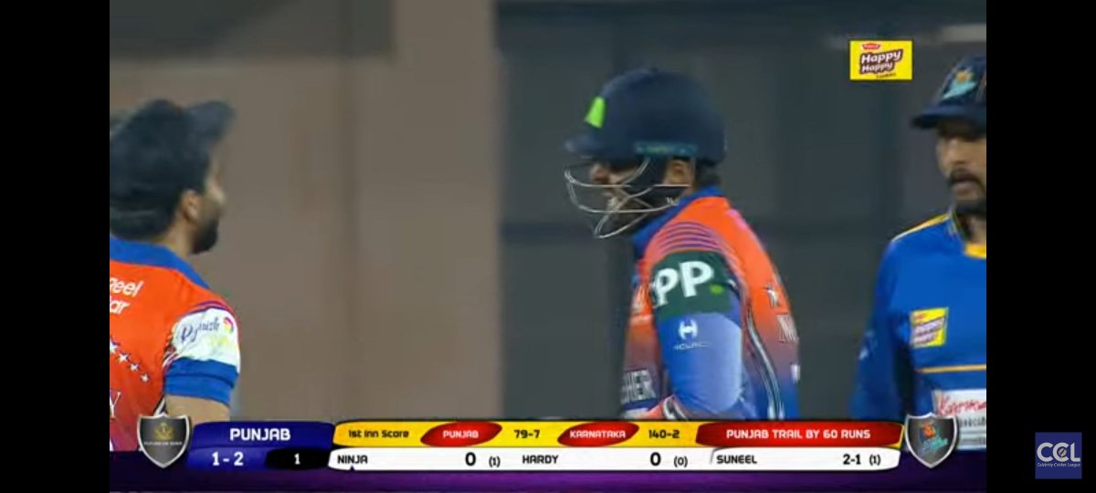 What a start of 2nd innings 💥🥳
#SunilRao get 2 wickets in 1st over itself 🔥

#CCL2023 #CCL #karnatakabulldozers