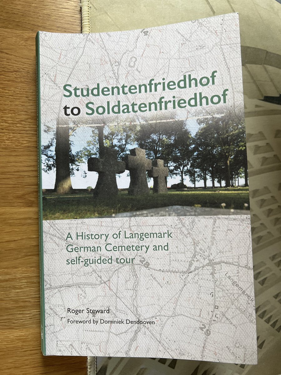 Having another read of Roger Steward’s brilliant book on Langemark German Cemetery before I head off to Ieper (Ypres) soon. If you haven’t read it, you’re missing out!
