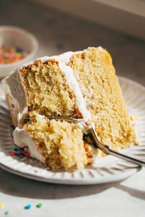 Moist GF Vanilla Cake #foodporn #retweet