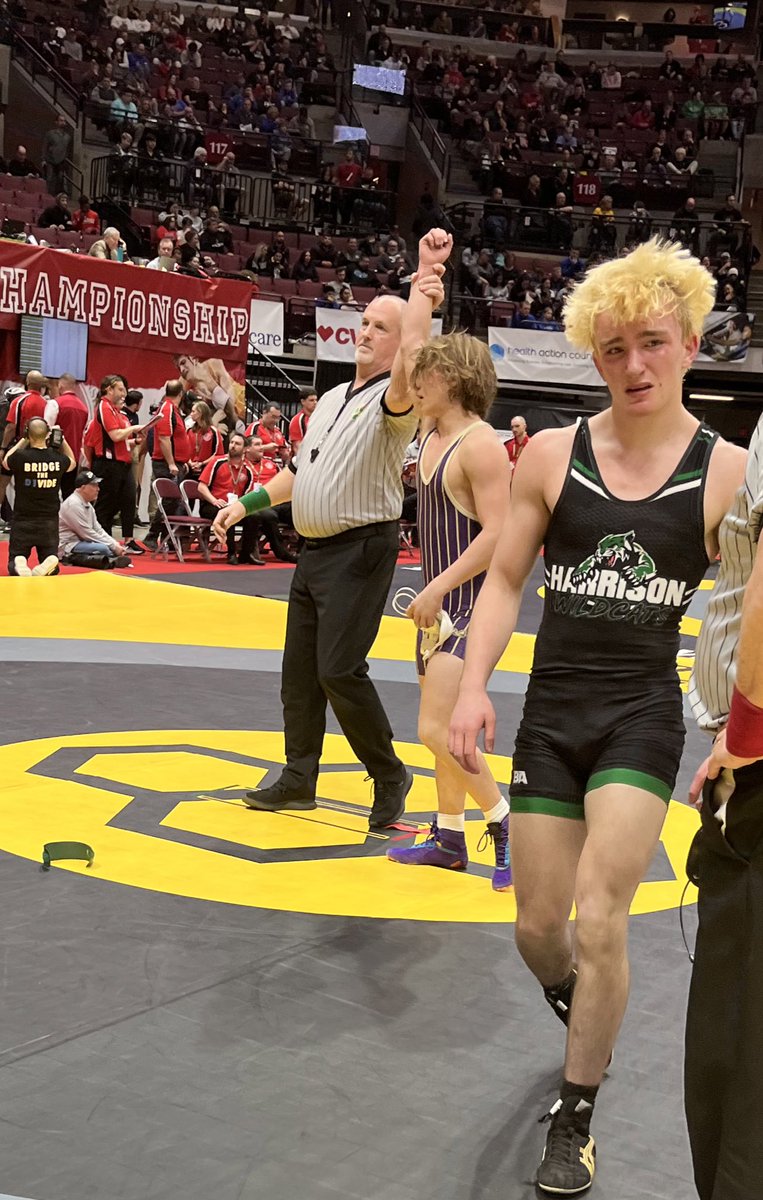 Mannix Wasco state semi finalist. Win by pin in quarters.