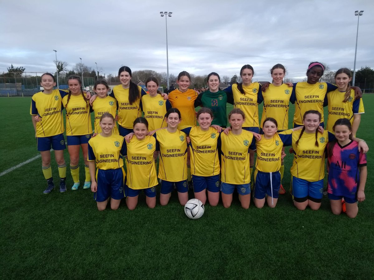 DouglasHall1971's tweet photo. Best of Luck to Our U14 Girls who are playing Peamount United in the SFAI U14 National Cup Quarter Final tomorrow in Dublin. 💛⚽💙 https://t.co/NQzgaPN4zf