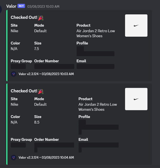 Thank you @ValorAIO @SofloSupply @ProxyHeavenio