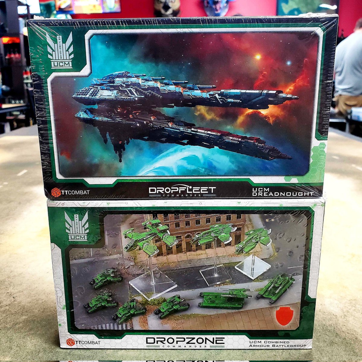 GigaBitesSocial's tweet image. Dropfleet? Dropzone? Drop on by to get your own! We just got these in, and they're looking for a home! We have them on gigabitesonline.com too! ~🛸
#tabletopgame #dropfleet #dropzone #spaceship #scifi #aliens #tabletopmini #tabletopwargaming #tabletopcommunity #tabletopgame