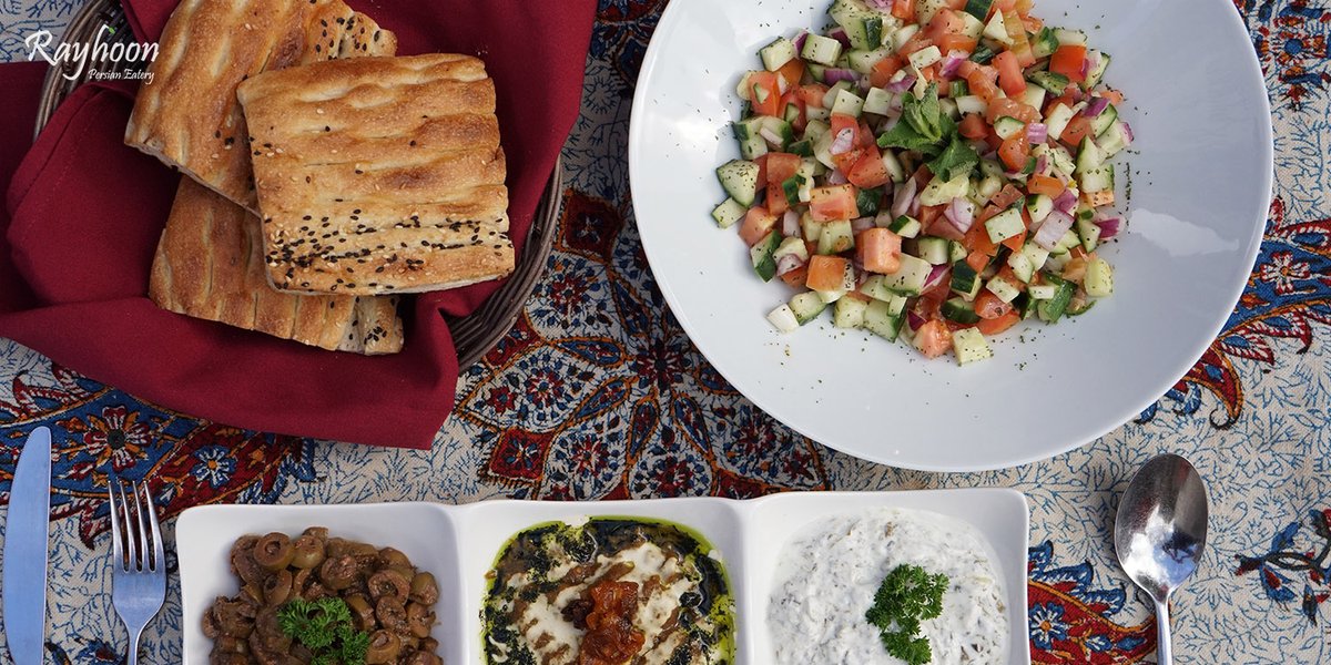 At Rayhoon, it is always hard to pick a side! (Make it easy on yourself and just pick them all!)

#persian #persianfood #restaurant #burlington #burlon #dtburlington #villagesquare #burloneats #food #salad #eatlocal #shoplocal #supportlocal #celebratepf #halal