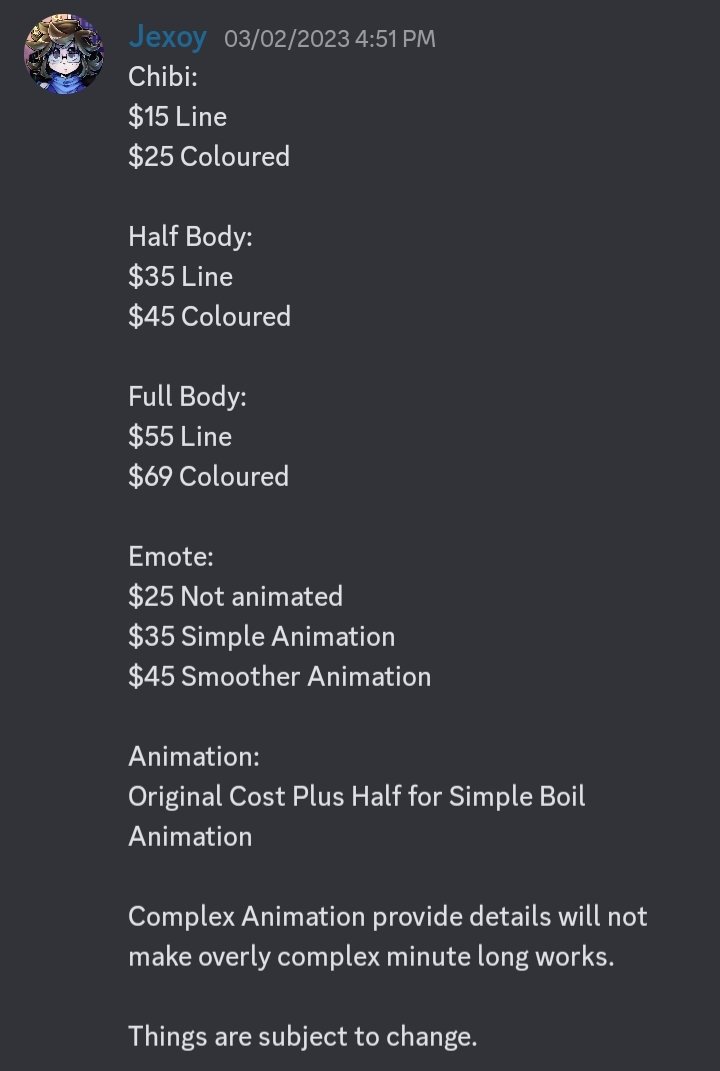 JexoyS's tweet photo. COMMISSIONS ARE OPEN! INFO IN THE IMAGES BELOW! https://t.co/VCF6mAVqSz