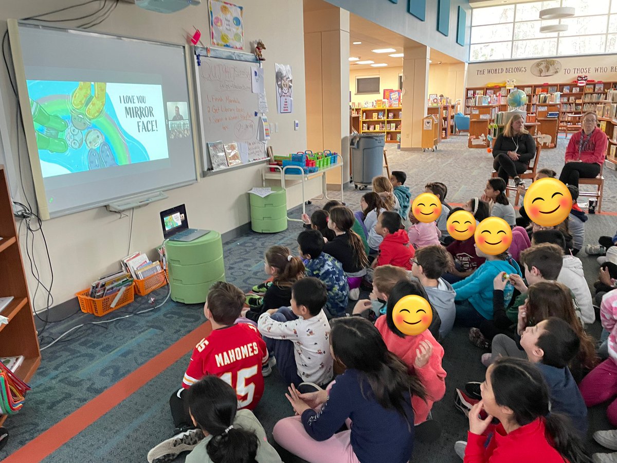 What a wonderful way to end the week!! Thank you to <a href="/mrmirrorface/">iloveyoumirrorface</a> for sharing your book “Mirror Face” and your heart with our students! We learned to access our superpowers and be proud of who we are! #lifelongreaders <a href="/RikerHillRams/">Riker Hill Elementary School</a>