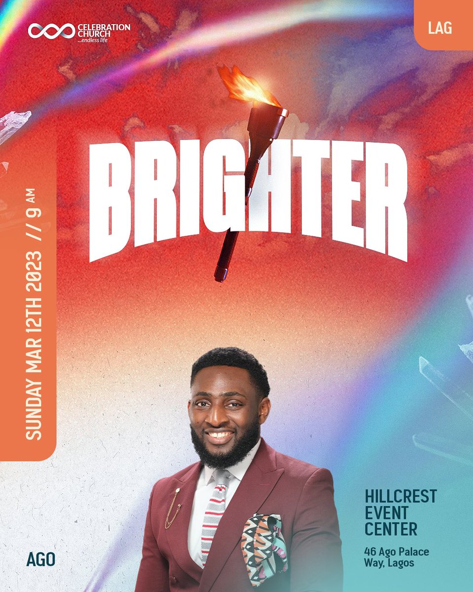 cci__global's tweet photo. This is our invite to you to join us for an instructive time across all CCI campuses @cci_global tomorrow as we look into the topic “Brighter”.
Don’t forget to invite your friends and loved ones to church tomorrow ❤️.
#Brighter #SolidRoots #Solidfruits #CCIGlobal https://t.co/WxrcdswGxi