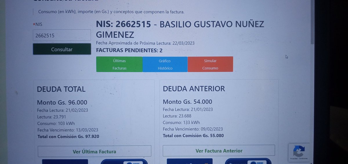 fabrus_'s tweet photo. @JorgeIb46683673 @ANDEOficial Aaah.. pero mágicamente este año ya empieza a pagar guau más alto los montos, Hasta debe guau facturas pendientes....

Ojo esto es información pública y libre y nadie se da cuenta https://t.co/iK4AwtUGfa