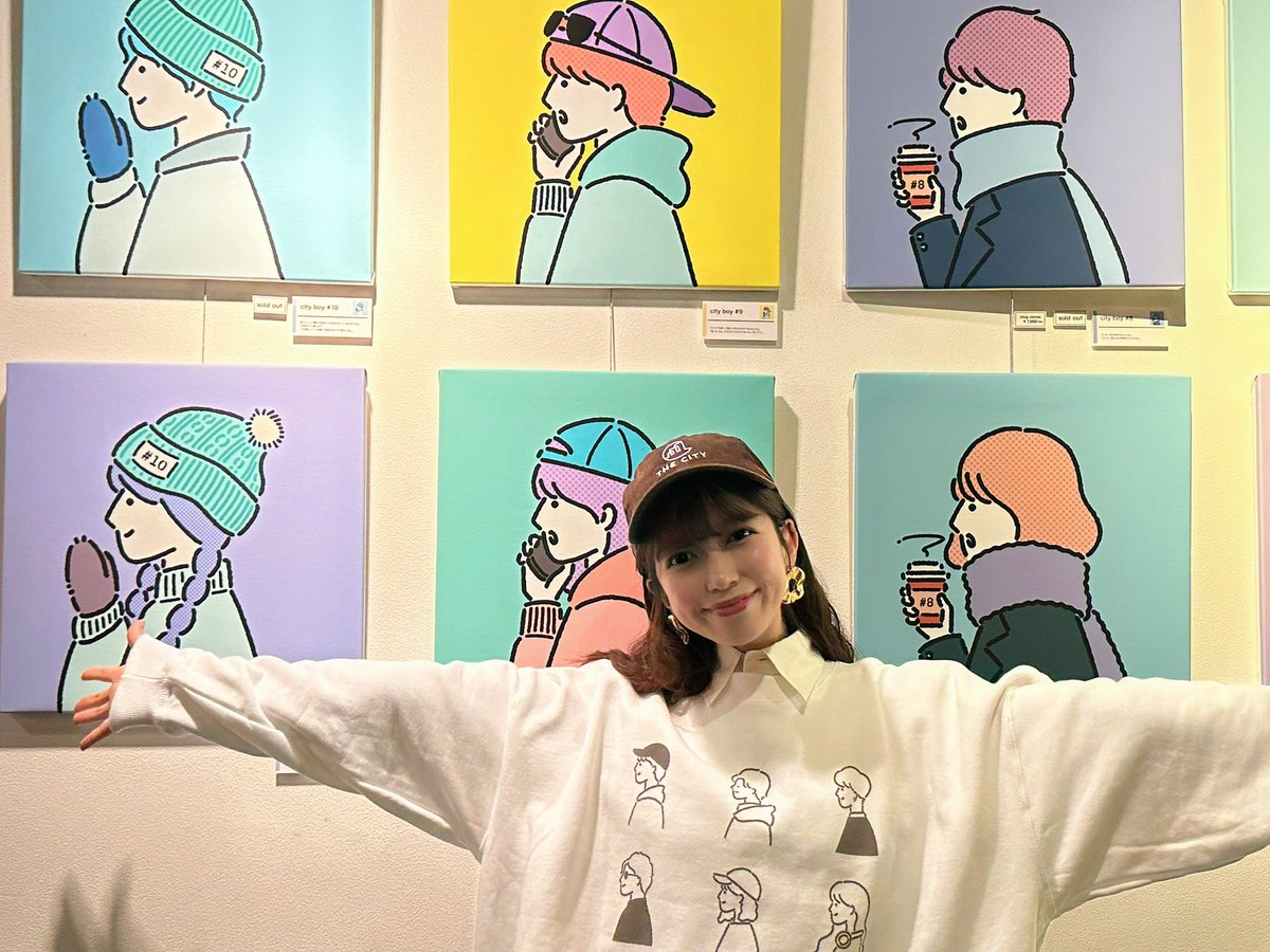 素敵な作品に囲まれて幸せだった〜🥰💕
<a href="/cityboygirl_nft/">milk🧸</a> 
#シティ活