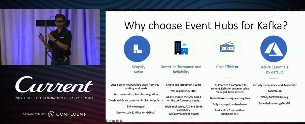 kasunindrasiri's tweet image. "Azure Event Hubs behind the scenes" - Discover the powerful architecture behind Azure Event Hubs! 🚀👀 Learn how we deliver hyper scale event streaming using @apachekafka , AMQP, and HTTPS for seamless data ingestion and processing. confluent.io/events/current… @azuremessaging