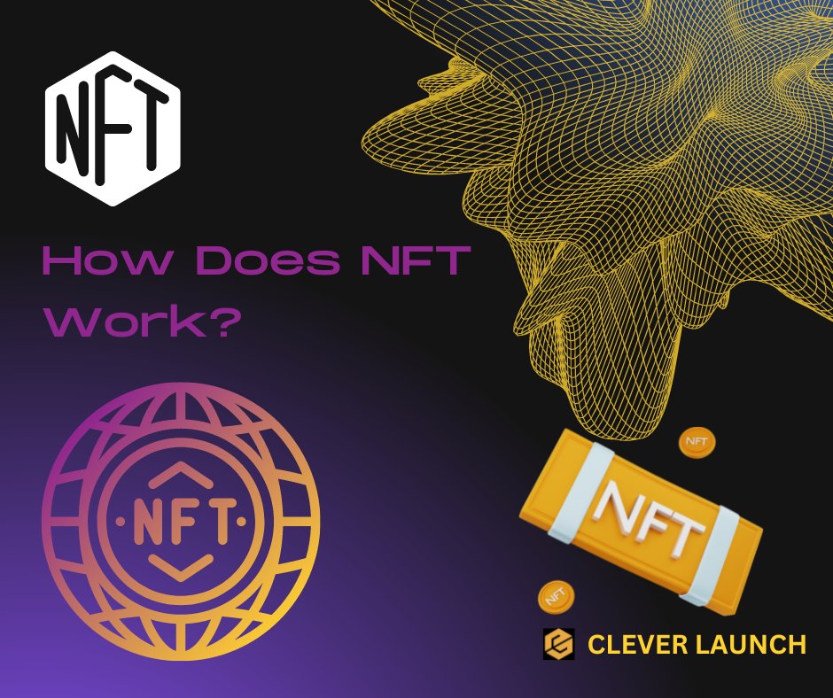 cleverlaunch's tweet photo. How Does NFT Work?
- The majority of NFTs reside on the Ethereum cryptocurrency's blockchain.
- NFTs are individual tokens with valuable information stored in them.
- They can be bought and sold just like other physical types of art.
Please send us : https://t.co/MxiseLEUHT https://t.co/L3XycWcMDL