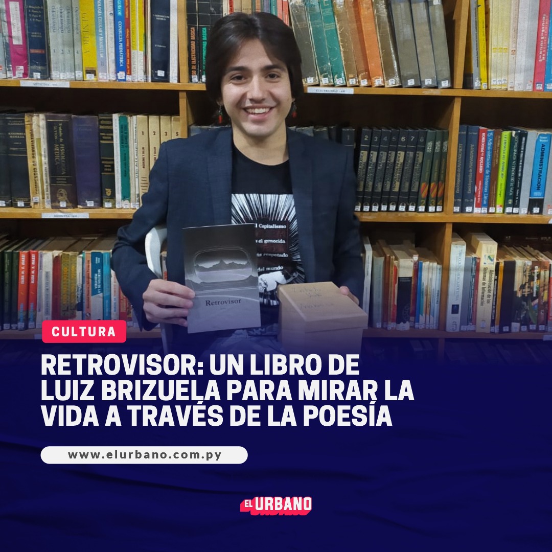 ElUrbanoPy's tweet photo. #Cultura ✍️ Hay una nueva generación de poetas paraguayos y Zeta (Luiz Brizuela) es uno de ellos.

📚 Escribe poesía desde los 8 años y este viernes, presentó su primer poemario llamado “Retrovisor”.

📲: https://t.co/YJrzvKc6e8 https://t.co/bPW6ajmzZG