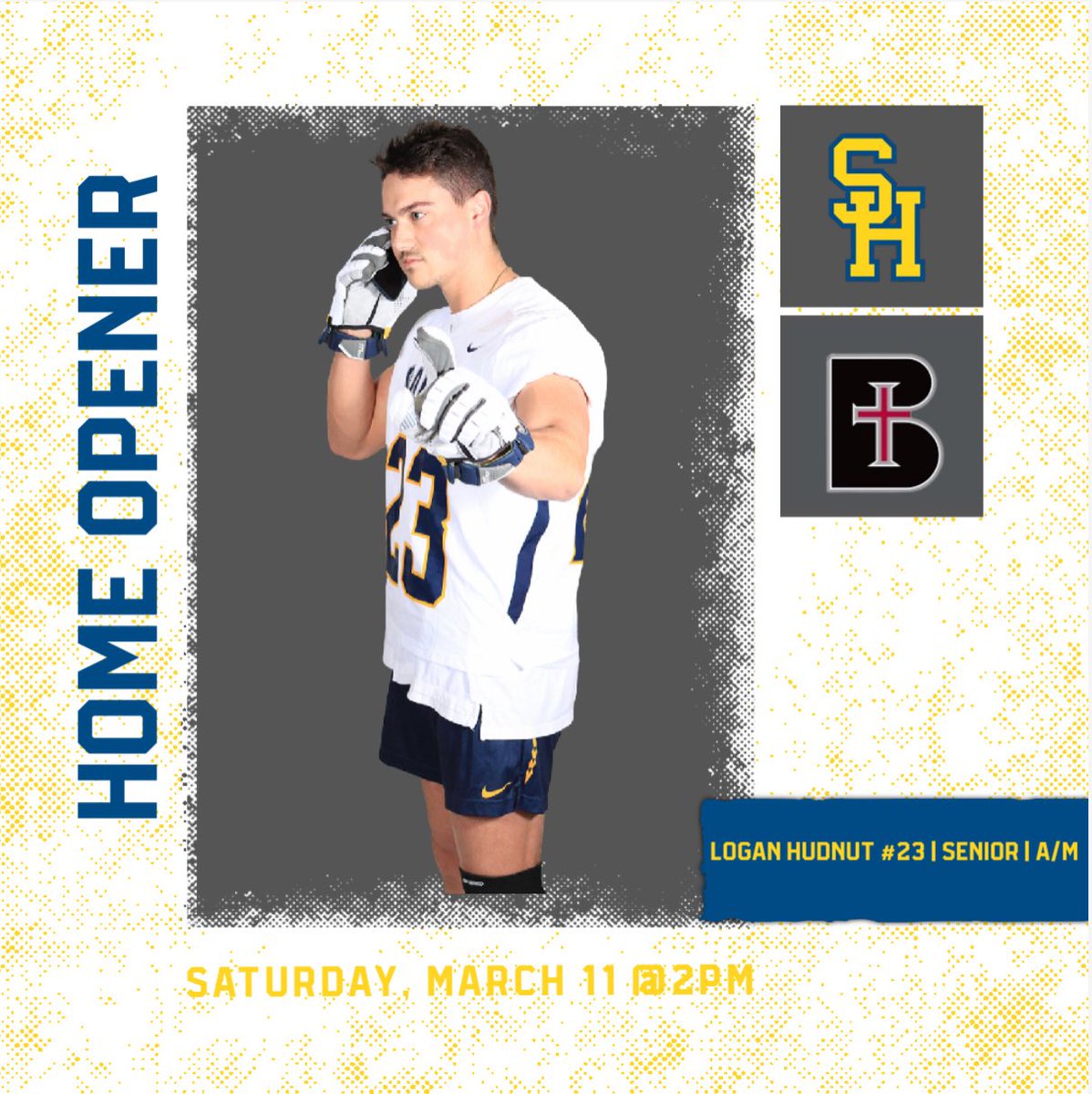 Hold the phone because today is our HOME OPENER!!! Saints take on Benedictine 2pm @ home. Live stream linked below: team1sports.com/shusaints