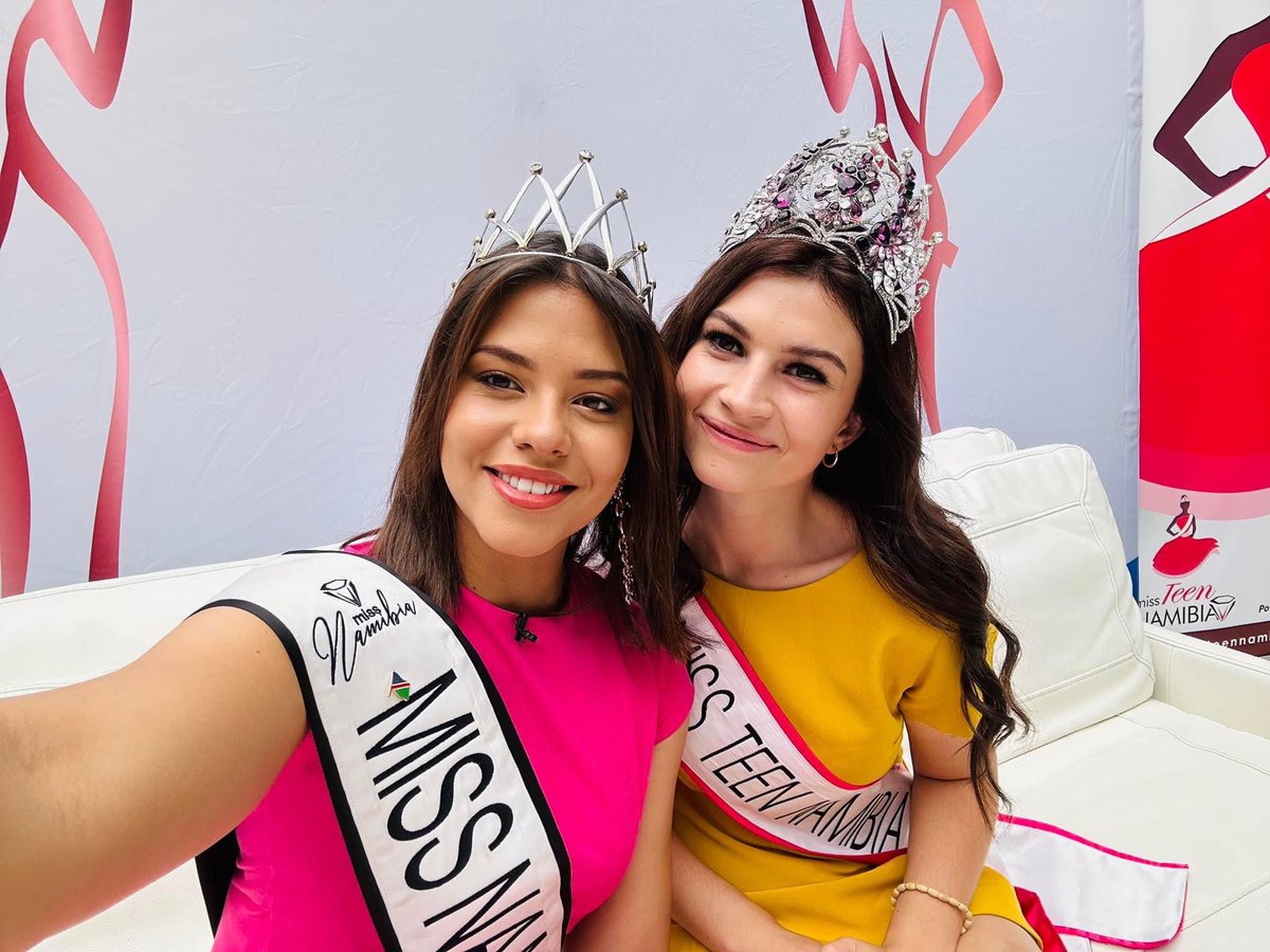 NBCNamibia's tweet photo. @MissNamibia2022, @CassiaSharpley and @MissTeenNam 2022, @zoe_karsten at the @MissNamibia2022 and @MissTeenNam Activation || Meet and Greet at @maerua_mall 

#missnamibia #missteennamibia #activationevent #MeetAndGreet2023 #maeruamall https://t.co/pWRV2ZnuDs