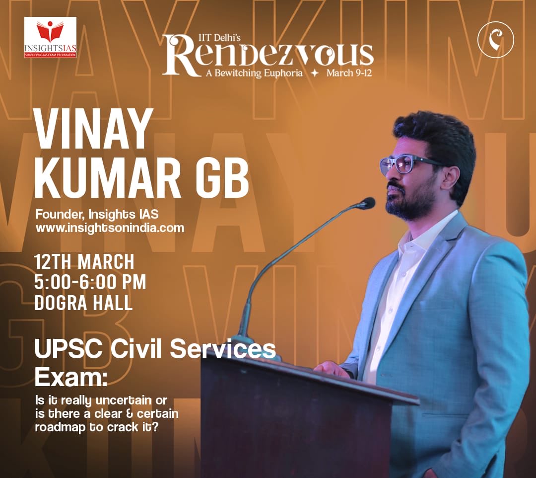 vinaygb's tweet photo. Tomorrow I will be speaking @iitdelhi about uncertain nature of UPSC civil services exam and how one can make it more certain through systematic preparation. If you are around please attend the session. https://t.co/imvm63cFi2 https://t.co/QOwB6Lofyp
