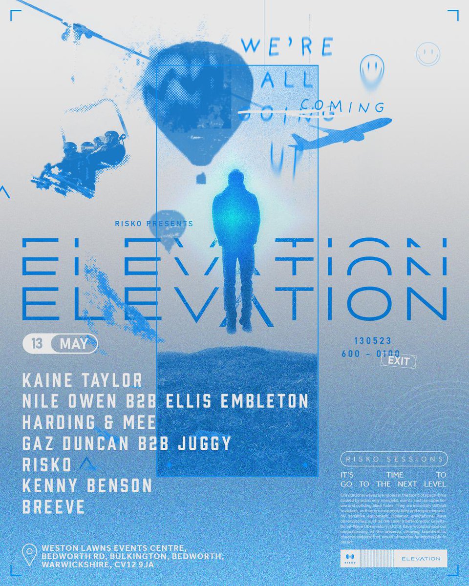RISKO96's tweet photo. 1/2 

Risko presents ….

Risko Sessions - Elevation 

We’re proud to finally reveal the next chapter of Risko Sessions ⚠️

To take this event to the next level we have found a hidden gem of a venue that will have you watching the sunset all the way through to the night. https://t.co/2jB9wIBtxl