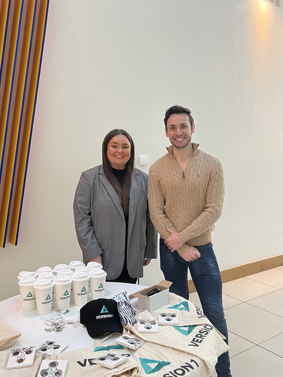 We’ve got the fantastic <a href="/version1/">Version 1</a> here so make sure to introduce yourself and get networking! 😎