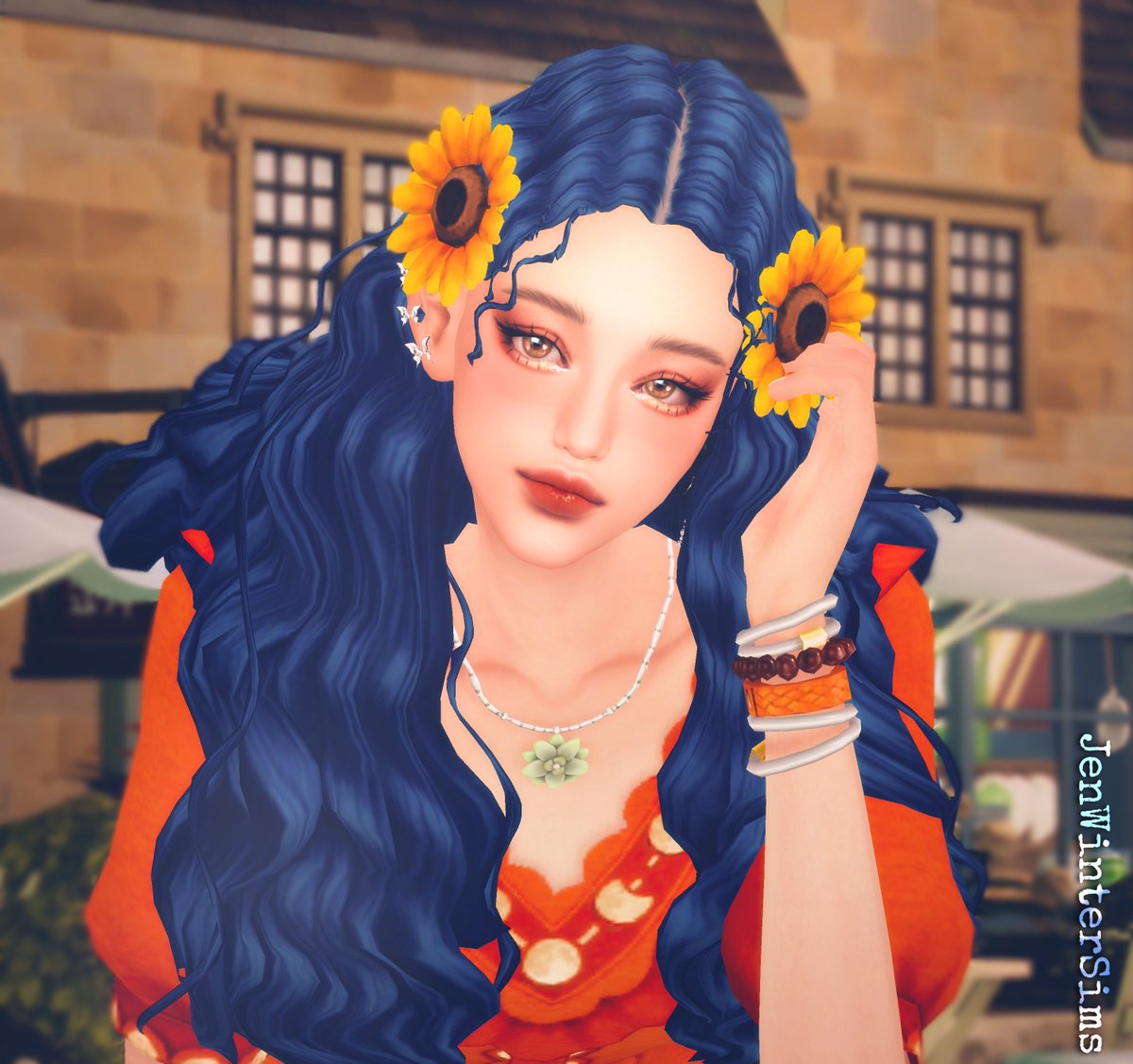 JenWinterSims's tweet photo. My Sunflower 🌻🌻
.
Model pose by Hongzo
Thanks to all CC creators
💚@TheSimmersSquad @SimJammers #JenWinterSims #ShowUsYourSims #TheSims4 #TS4 #심즈4 #Sims4CAS https://t.co/moXUYCvPAv