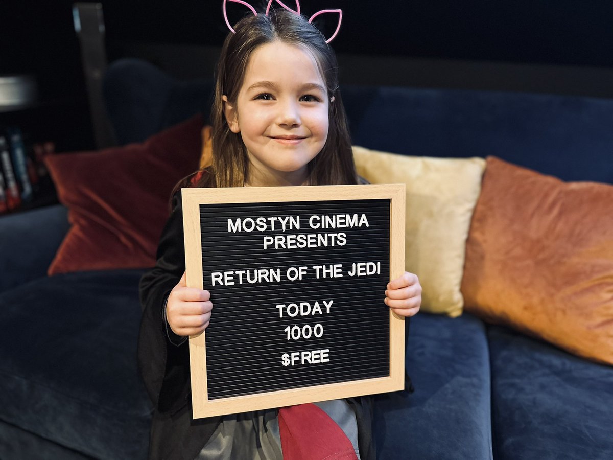 Bostondunk's tweet image. And the hits just keep on coming! #MostynCinema #ReturnOfTheJedi