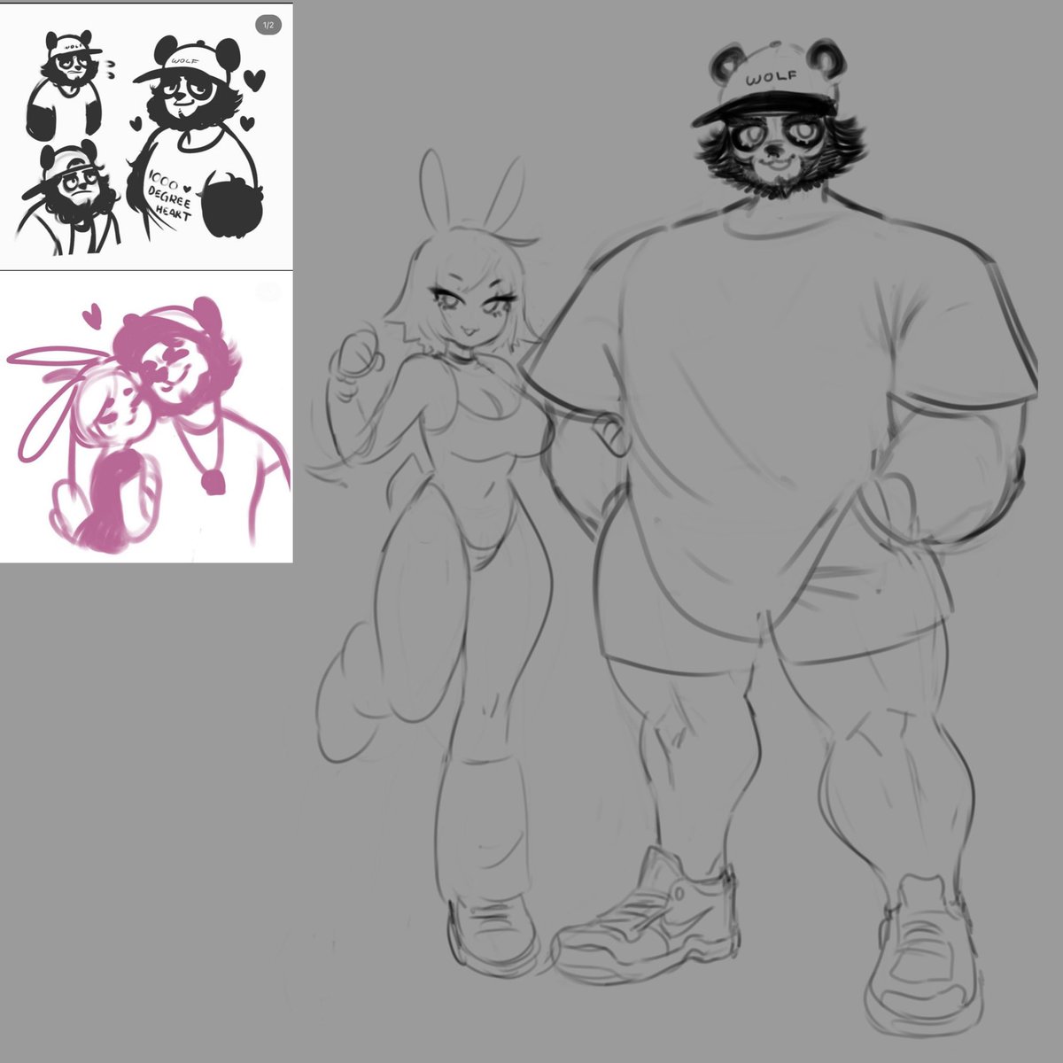 bringing back Brett. he's an mma fighter panda bear, a real softy and tebu's partner in crime 