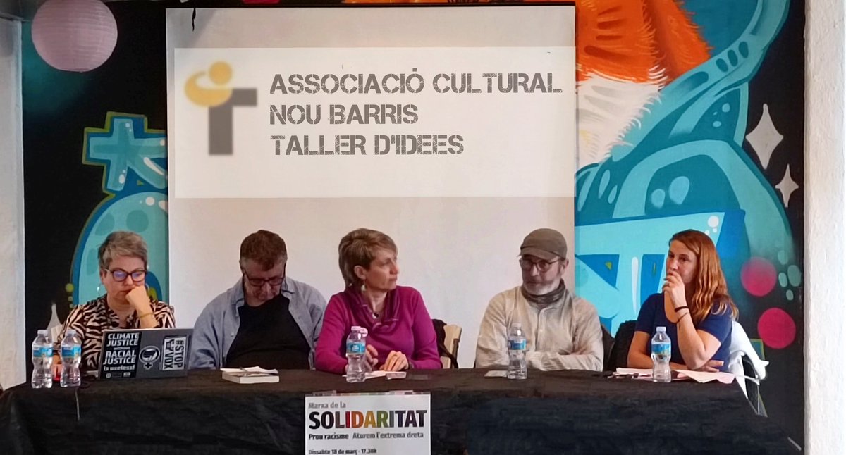dusterox's tweet photo. Jornades #CulturaDemocràtica  
11-M @MasiadelaGuine

12-14h- DDHH #FronteraSudUE 
👉@JacintoRebull-@stopmaremortum  i 
@CoordinadoraOF
👉@_Maria_Dantas_ diputada @Esquerra_ERC -
@SobiranistesCat
👉@IolandaMaurici-@UCFRcat
👉@davidkarvala-@UCFRcat
👉@moniparra-activ.,escript. https://t.co/Oqg6nqfR8c