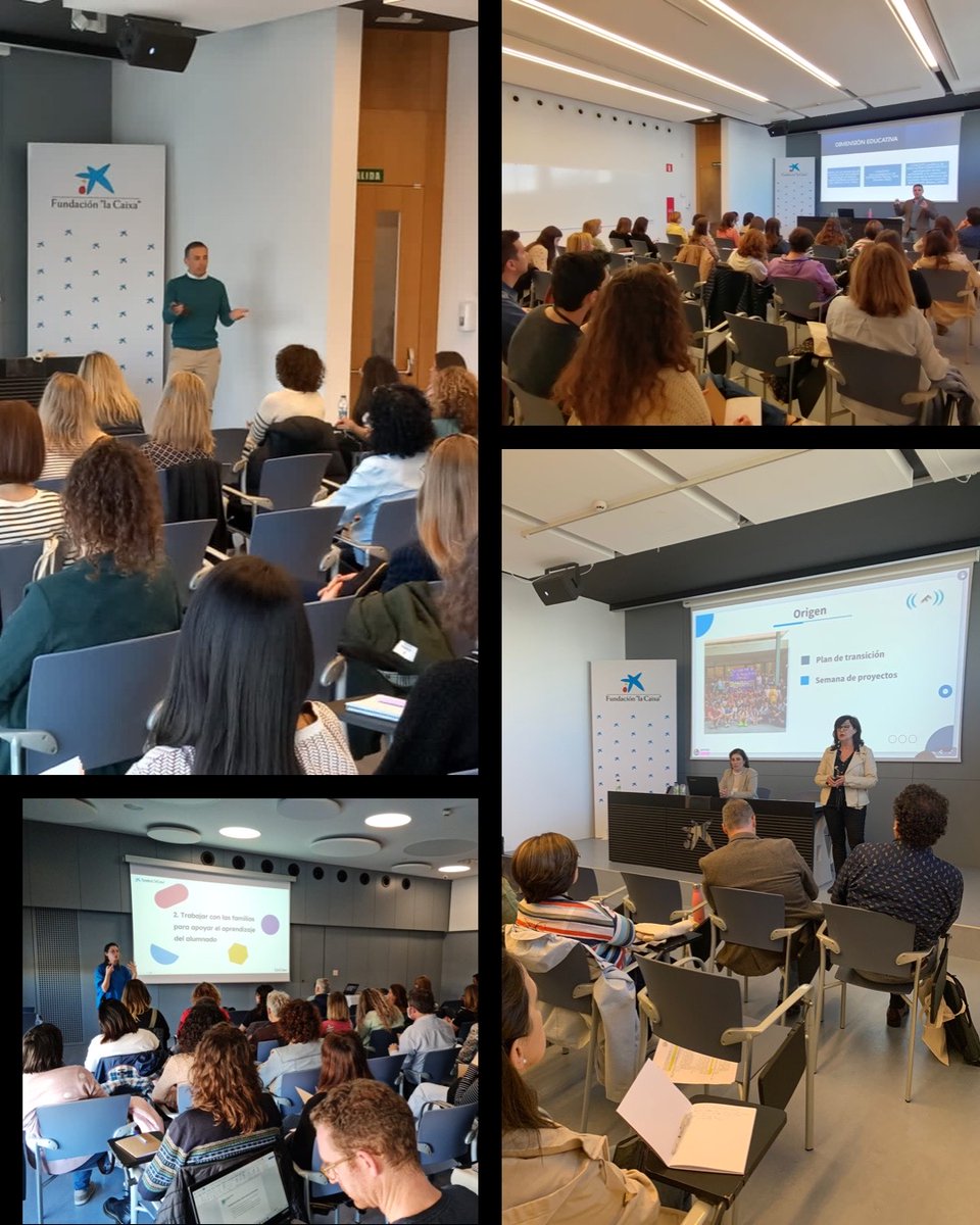 Comienza la jornada formativa "Las pruebas de la Educación", organizada por el Departamento de Educación, Cultura y Deporte del Gobierno de Aragón en colaboración con Fundación Promaestro y la Fundación La Caixa.
<a href="/dgafprofesorado/">F. Prof. Aragón</a> 
<a href="/tonimartinez24/">Toni Martínez Ramos</a> 
@gustarcef 
<a href="/teresaBallestin/">Teresa León</a>