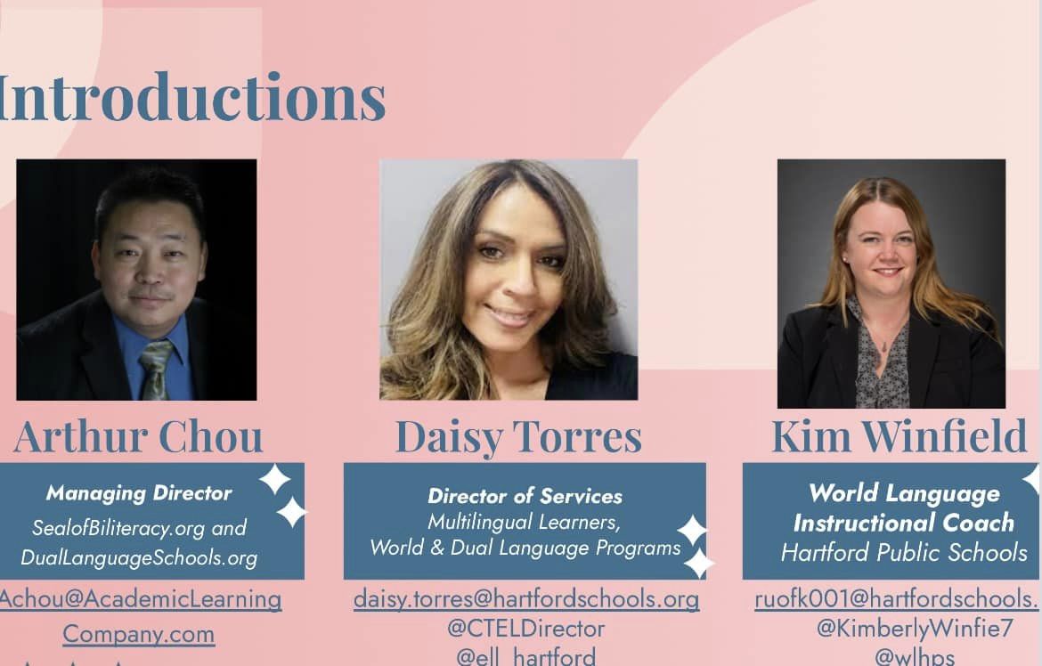 Seal of Biliteracy (@biliteracyseal) on Twitter photo If you are at Hartford  #MABE2023 today, please join us 1:55 PM EST at ROOM 102  for  Equitable Implementation of the Seal of Biliteracy, Nationwide Trends & Lessons from CT's Capital City.  #MABE2023 If you are at Hartford  #MABE2023 today, please join us 1:55 PM EST at ROOM 102  for  Equitable Implementation of the Seal of Biliteracy, Nationwide Trends & Lessons from CT's Capital City.  #MABE2023