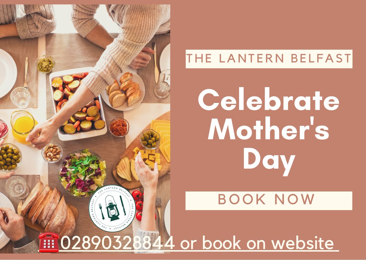 Don’t forget to treat that lovely lady who loves you unconditionally on this Mother’s Day 😘😘.
#mothersday2023 #lanternbelfast #dinner  #belfastlife #foodblogger #belfasteats #tasty #beer #restaurant #food #Belfasthour #RetweeetPlease 
#belfastfood #belfast