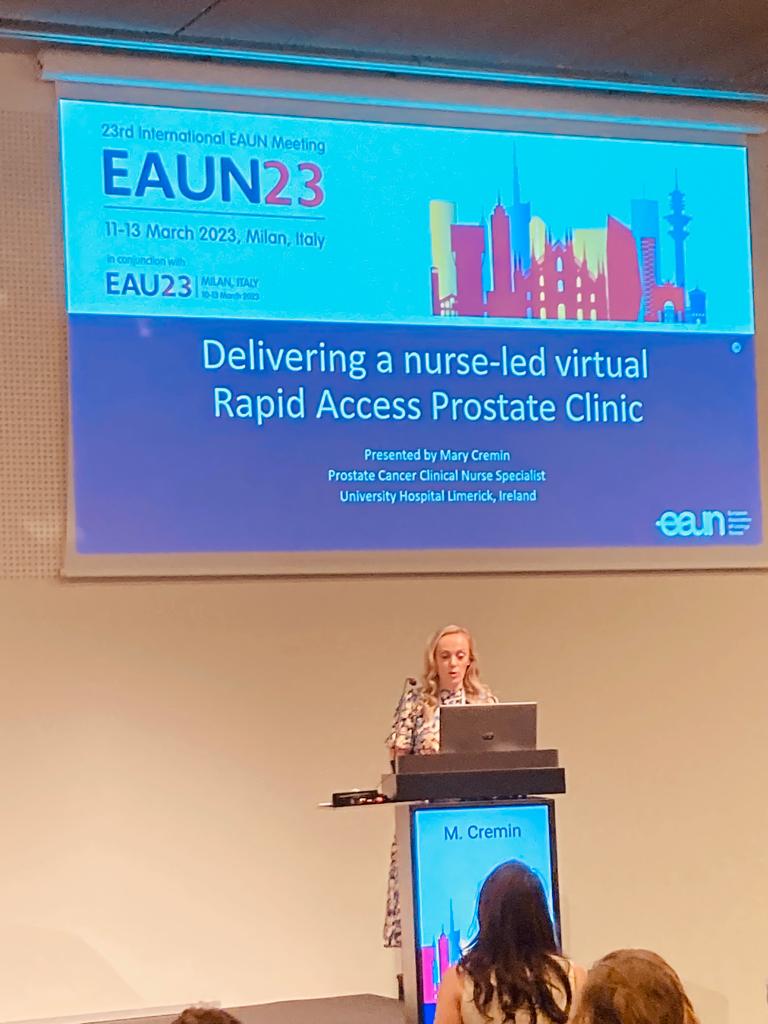 A pleasure to come to Milan and present on all the hard work being done in the Prostate Cancer services in @ULHospitals #EAUN23