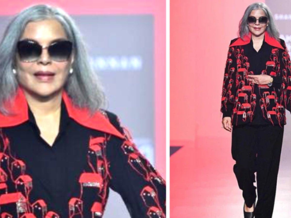 At Lakme Fashion Week, Zeenat Aman steals the show; her followers hail her as a 'legend' as she makes a comeback at 71.
#LakmeFashionWeek #zeenataman #bollywoodactress