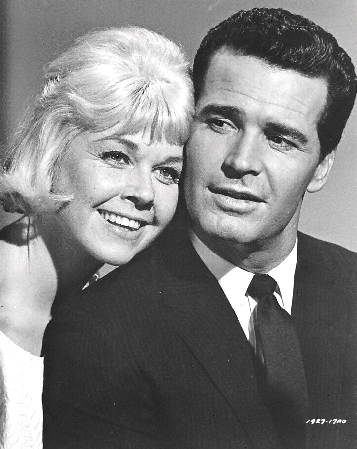 gaugler_j's tweet image. Doris Day &amp;amp; James Garner, publicity photo for "The Thrill of It All" (1963).