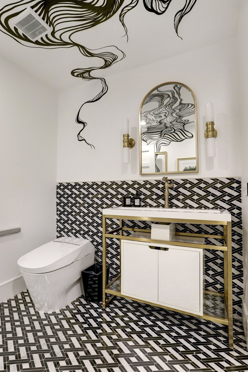 Take advantage of the small space in your powder room bath and incorporate fun details to add character in your next remodel!
•
•
•
#residentialdesign #residentialinteriordesign #powderroom #design #interiordesign #residentialinteriors #art #smallspace