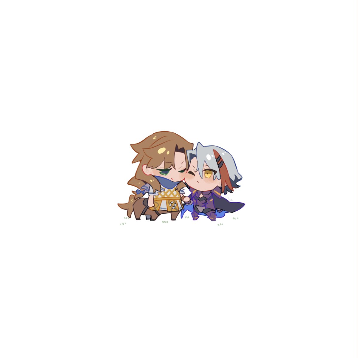 「もちもちの異ケイオデュちゃん… 」|🎠てぃあ🐎@原稿のイラスト