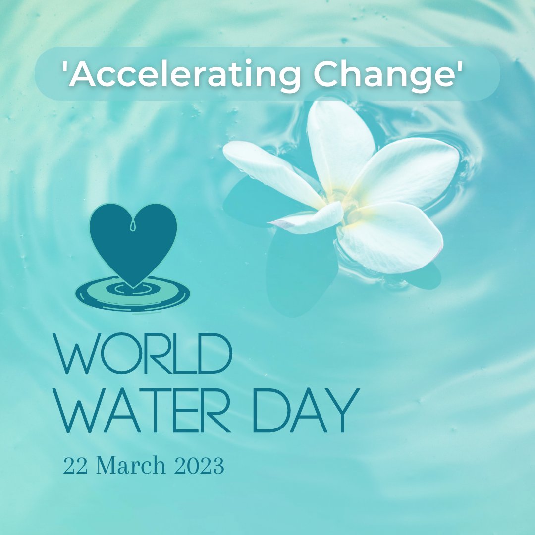 11 days to go!
This year's theme is 'Accelerating Change.' Let's take a moment to appreciate the importance of water in our lives and pledge to conserve it. 
#WorldWaterDay #ValuingWater #WaterDay2023