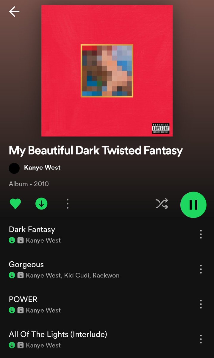 No matter how batshit crazy Kanye goes, will never stop listening to this masterpiece!