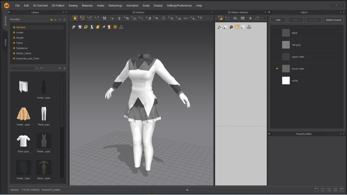 次は、こんな服を作っています。3枚重ねの部分もあり、なかなか難しいですが、楽しい・・・。