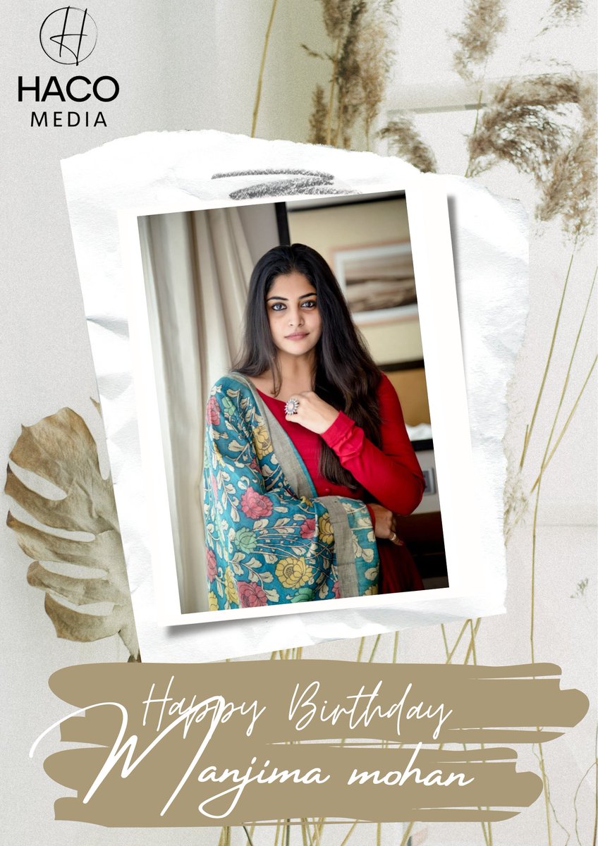 Haco_Media's tweet photo. Join us in wishing the beautiful actress @mohan_manjima a very Happy Birthday!!🎂🎊🥳
Wishing you a great year ahead!!❤️

#HappyBirthdayManjimaMohan #HBDManjimaMohan #ManjimaMohan https://t.co/pAJNMC35yY