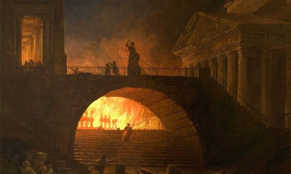 vlssio's tweet photo. Insgesamt lässt sich sagen, dass der Untergang Roms auf eine Vielzahl von Faktoren zurückzuführen ist. Zudem lassen sich viele Parallelen zur heutigen Zeit ziehen, die insbesondere im Westen erkennbar sind. https://t.co/wX9KArGdwz