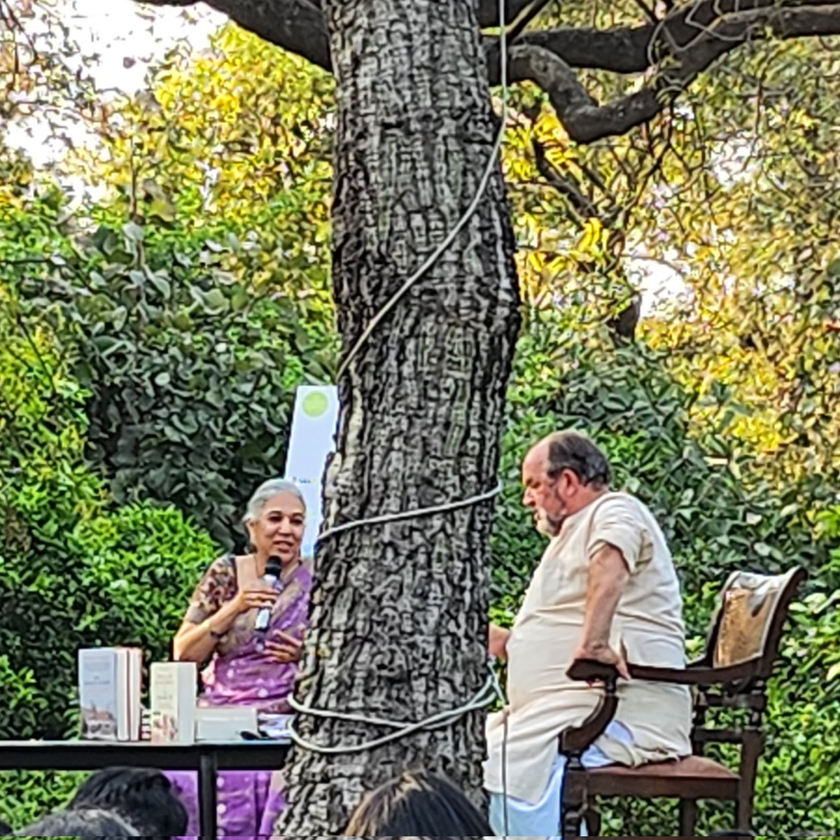 So happy to be back in #Delhi! <a href="/ASuitableAgency/">A Suitable Agency</a> conversation with Swapna Liddle and <a href="/DalrympleWill/">William Dalrymple</a> on Delhi between the Mugals &amp; the British. Thanks <a href="/NitishMittal/">Nitish Mittal</a>!