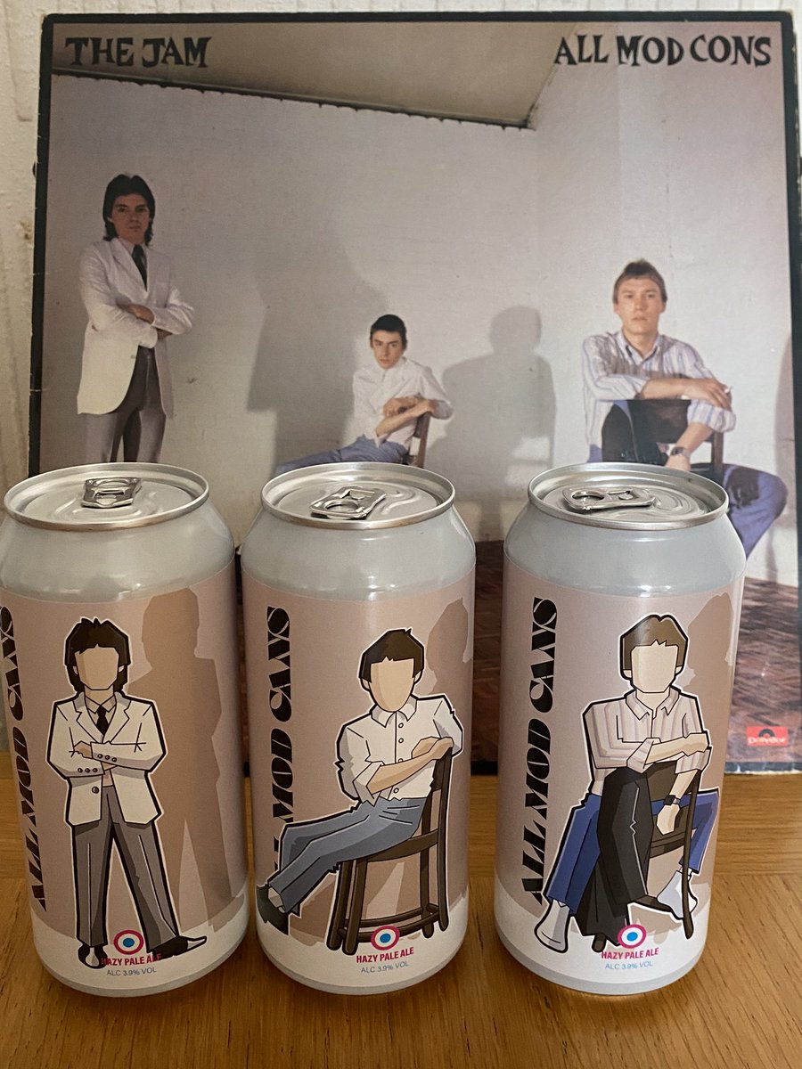 Glenntravel's tweet image. Finally got the beers to match the greatest album ever made 😎🎸🍺👌 #allmodcons #thejam