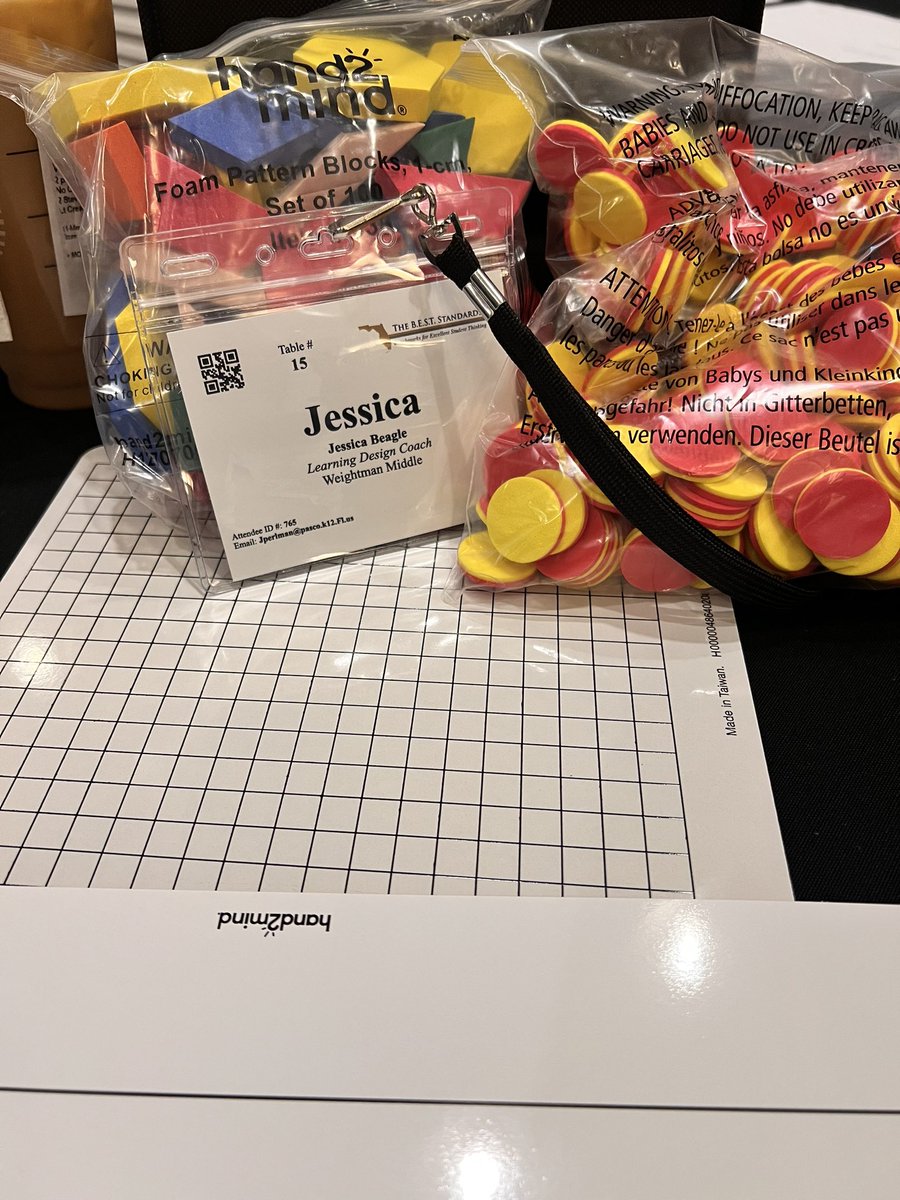 Jessiusf's tweet image. First day of Spring Break!!!! Thank you @EducationFL for the goodies! I’m excited for a great day of learning!#PascoMath